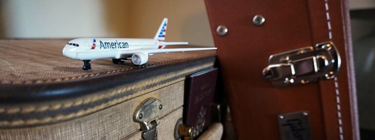 Mini American Airlines Plane