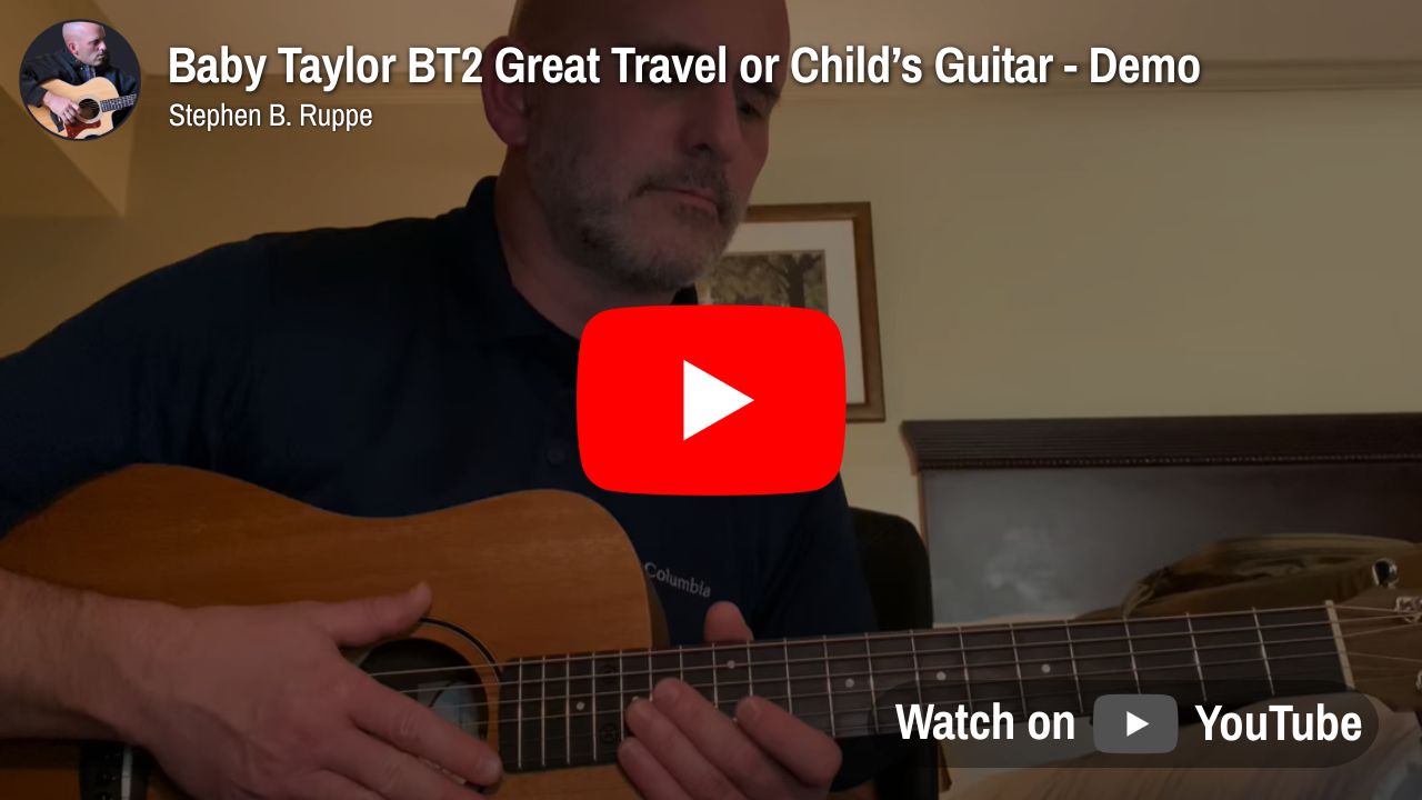Baby Taylor BT2 Great Travel or Child's Guitar - Demo
