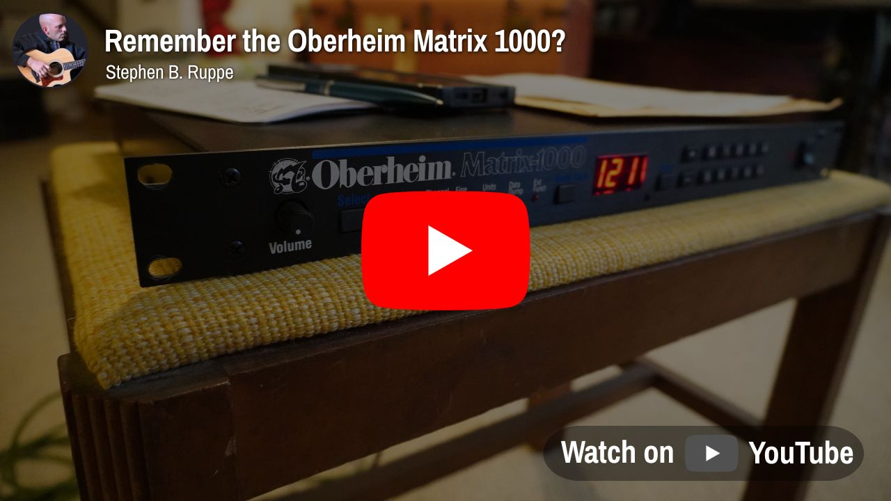 Remember the Oberheim Matrix 1000 MIDI Module?